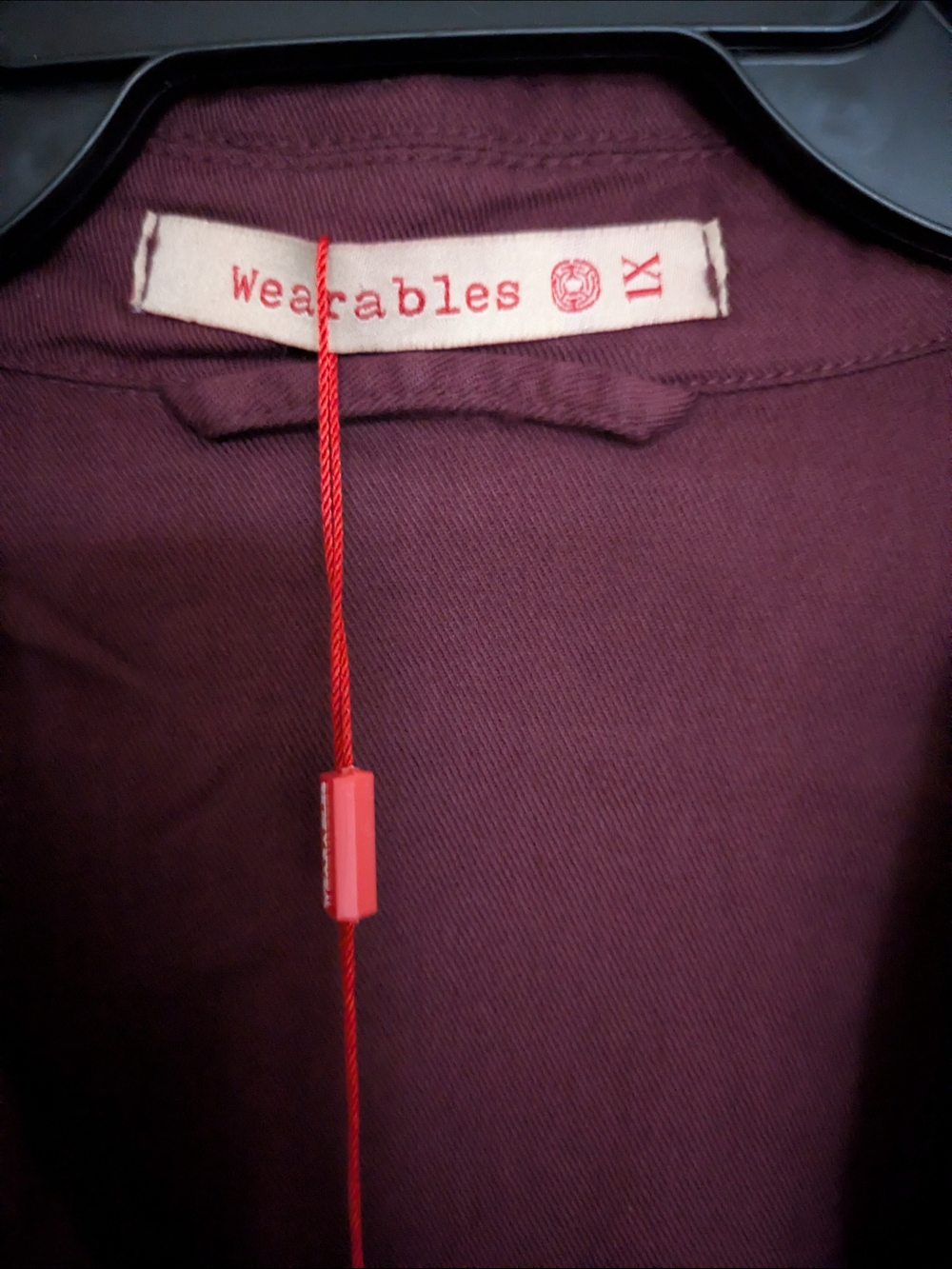 Wearables Jodie Utility Jacket Vest Drawstring Waist Plum Women's 1X NWT - Picture 5 of 8
